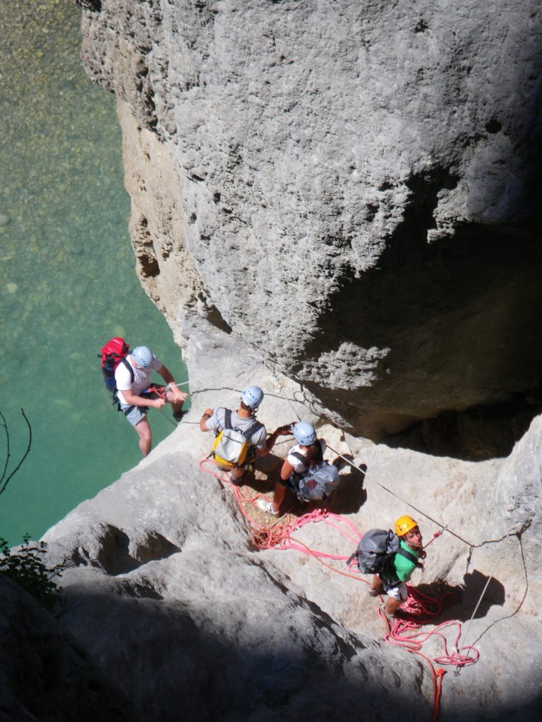 Canyon Ferne escalade vertigo verdon